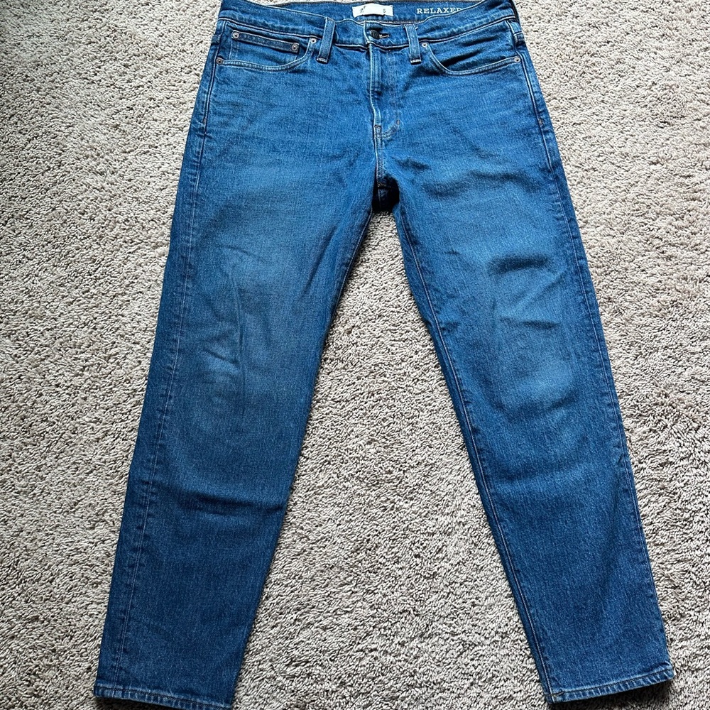 Men’s Madewell Relaxed Taper Jeans 34x32